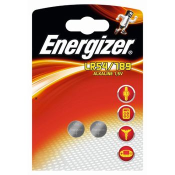 Energizer Pila Alcalina LR54/189 1.5V 2 Unidades