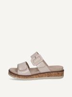 caprice mule white made of leather without heel size 40
