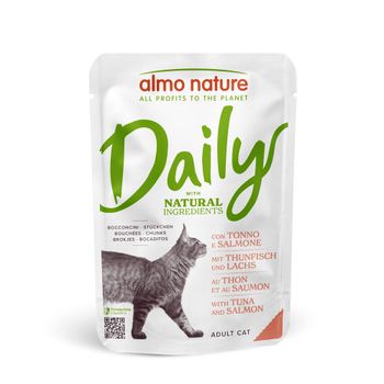 Almo Nature Daily Menu 24 x 70 g - Pack Ahorro - Atún y salmón