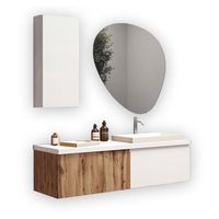 composicion bano 6 piezas venere robleblanco mate en mdf