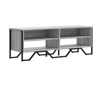 Mueble tv - mesa de tv madera de ingeniería gris sonoma 122x34x41 cm