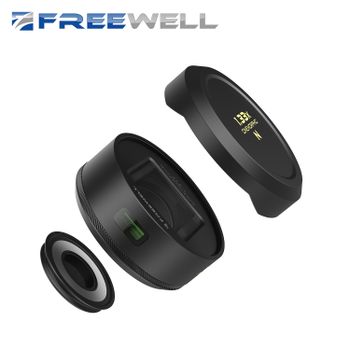 Freewell Neutral Streak 1.33x Lente anamórfica Compatible Funda para teléfono con montura de 17 mm – Perfecta para paisajes urbanos nocturnos Video Filmmaking