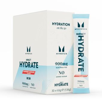 Impact Hydrate | Formato sobre - 4.6g x 30raciones - Frambuesa y Limonada