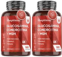 weightworld glucosamina  condroitina y msm 2x180 capsulas