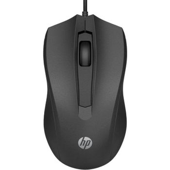 Ratón HP Wired Mouse 105 Óptico Ambidextro 1600 DPI USB Tipo A Negro