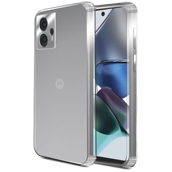 PcCom Essential Funda Antishock Transparente para Motorola Moto G23