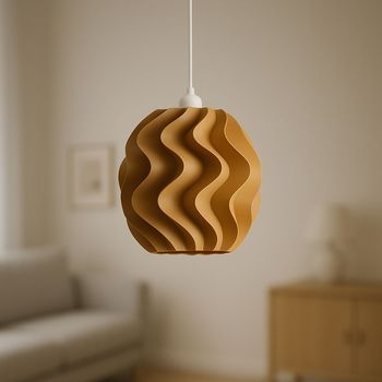 Lámpara De Techo Modelo Deva Bbb Beige Cable De Seda Trenzado Blanco Embellecedor Florón De Techo Blanco Luz Led E27