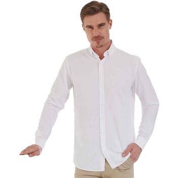 Henbury Camisa manga larga H582 para hombre