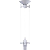 colgante susp 1xe27 alregxd115cm gris