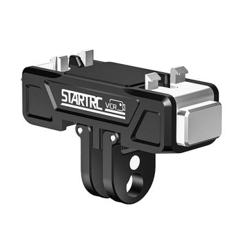 Base adaptadora magnética de liberación rápida para Insta360 X5/ACE PRO 2, instalación estable, adaptador de montaje de dos garras plegable de liberación rápida