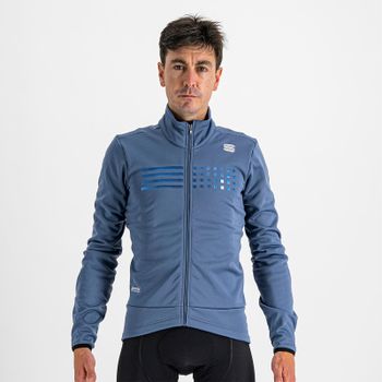 Sportful Tempo Jacket - M - Blue Sea