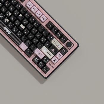 Teclas JCM MAO Ear, Material PBT con Sublimación de Tinta, Juego Grande de Teclas para Teclado Mecánico, Diseño Alice, Barra de Espacio 7U, Regalo para Amantes de Teclados