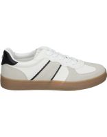 zapatillas para mujer mustang roy 60860 blanco y beige 41