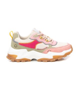 Refresh para mujer. 17240405-FUCSIA Zapatillas 172404 multicolor (36), Plano, Cordones, Casual