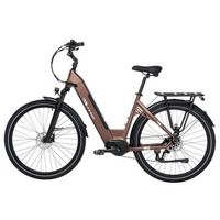 bicicleta electrica ttgo c7 se de 28r con motor central de 250 w 9 velocidades urbana marron