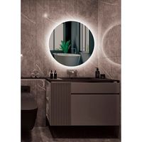 espejo iluminado bano lisboa o80cm blanco frio sensor antivahoon-off