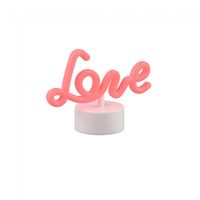 lampara de mesa led amor 1w