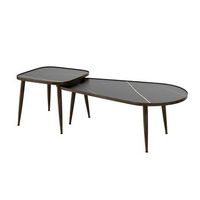 conjunto de mesa de centro manitoba 105 x 645 cm 2 partes vicco