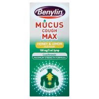 benylin mucus cough max honey  lemon