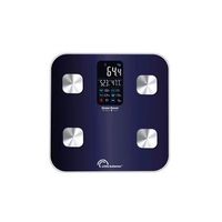 little balance bascula de composicion corporal conectada 180 kg100 g azul - 8661