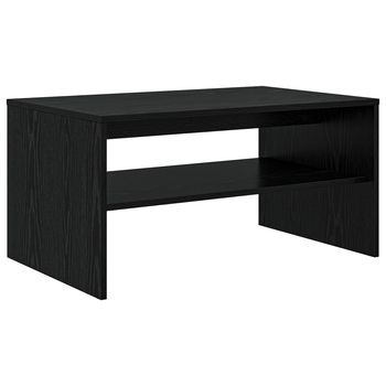 Mesa De Café - Mesa De Centro - Mesa Baja Roble Negro 80 X 50 X 40 Cm Madera De Ingeniería