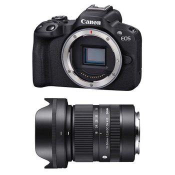 Cámara Mirrorless Canon EOS R50 24.2MP 4K 18-50mm F2.8 WiFi Bluetooth