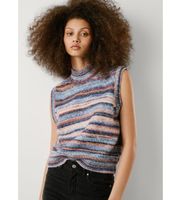pepe jeans para mujer pl7000009 chaleco celeste multicolor s casual poliester sin mangas  tirantes