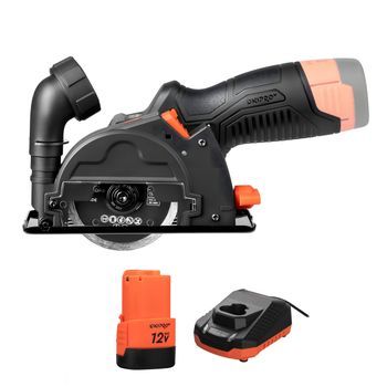 Dnipro-m Mini Amoladora Inalámbrica 12v Brushless Ct-12bc, Disco 76mm, 20000 Rpm, Metal Y Madera, Batería 2ah + Cargador – Ct-12bc