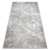 alfombra acrilica vals 3949 abstraccion vintage gris 80x250 cm