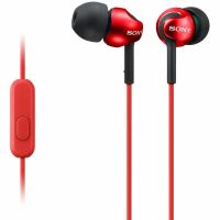 sony mdr-ex110ap auriculares rojos