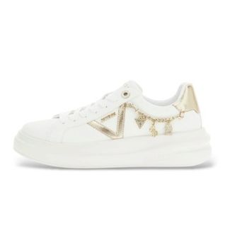 Guess para mujer. FLTBTTLEA12 Zapatillas Ebetts blanco (41), 1 a 3cm, Cordones, Casual
