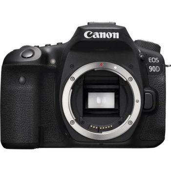 Cámara Reflex Canon EOS 90D Cuerpo 32,5 MP 4K Ultra HD WiFi Bluetooth AF 45 Puntos