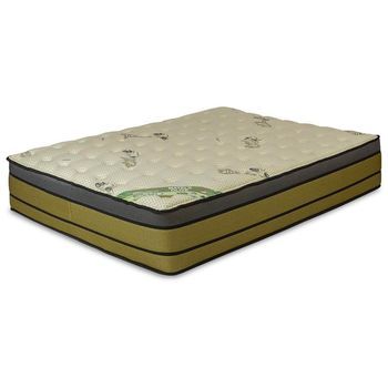 Colchón Viscoelastico Modelo Olive, 135 X 190 X 32cm, Máxima Adaptabilidad - Todas Las Medidas, Verde Y Negro