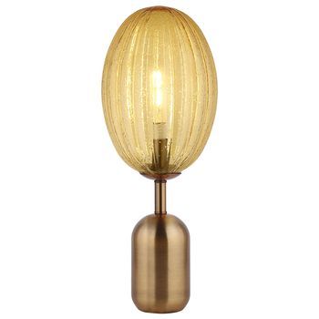 Lámpara De Mesa Lumineca Manict 23x58 Cm Amarilla