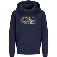 jack  jones jersey 12263378 jcooutdoor logo sweat hood sn jnr navy blazer para nino
