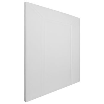 Cabecero Tapizado Milán | Cabezal Acolchado | Tapizado En Polipiel De Alta Gama | Color Blanco | Medida: 110x110x5 Cm (cama 105 Cm)