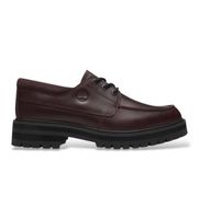timberland para hombre tb0a42kgeiw1 zapatos de piel britton drive granate 455 plano cordones casual