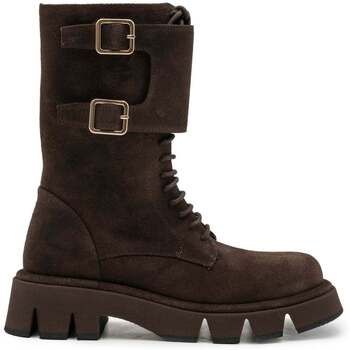 PALOMA BARCELÓ Botines COMBA SUEDE MOKA para mujer