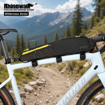Bolsa de Tubo Superior para Bicicleta Rhinowalk, Extra Larga, Resistente al Agua, para Bicicletas de Montaña y Carretera con Cuadros de 18 Pulgadas o Más Grandes