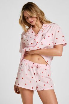 Hunkemöller Pantalones cortos de pijama Rosa