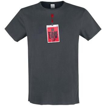 Amplified Clothing Camiseta manga larga No Back Stage Passes Double para hombre