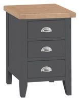 eden oak and grey large bedside