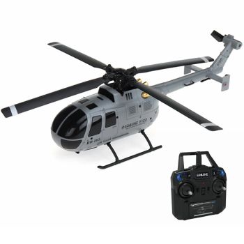 Eachine E120 2.4G 4CH 6-Eje Giroscopio Flujo Óptico Localización Helicóptero RC a Escala BO-105 RTF