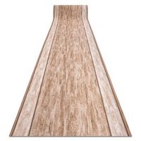 alfombra de pasillo con refuerzo de goma rama beige 67cm 67x710 cm