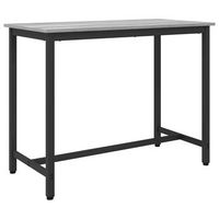 mesa gris sonoma 100 x 50 x 765 cm vidaxl