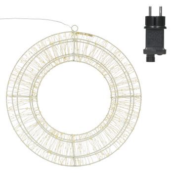 Aro De Luz Con 900 Led Guirnalda De Luz Ø38 Cm Blanco Ecd Germany
