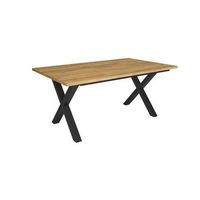 mesa comedor mesa fija cocina y salon 167x90x74 cm para 8 comensales muebles comedor estilo industrial roble