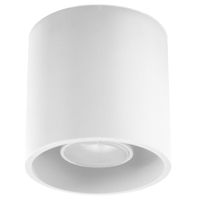 lampara de techo blanco aluminio alt 10 cm
