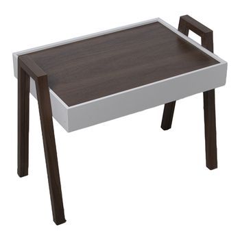 Set 3 Mesas Auxiliar Madera No Gal,blanco Dm