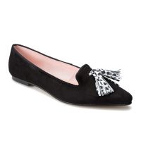slipper ante negro y blanco